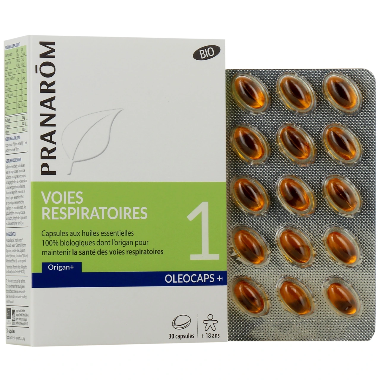 Pranarom Oléocaps Voies Respiratoires Bio - Oléocaps