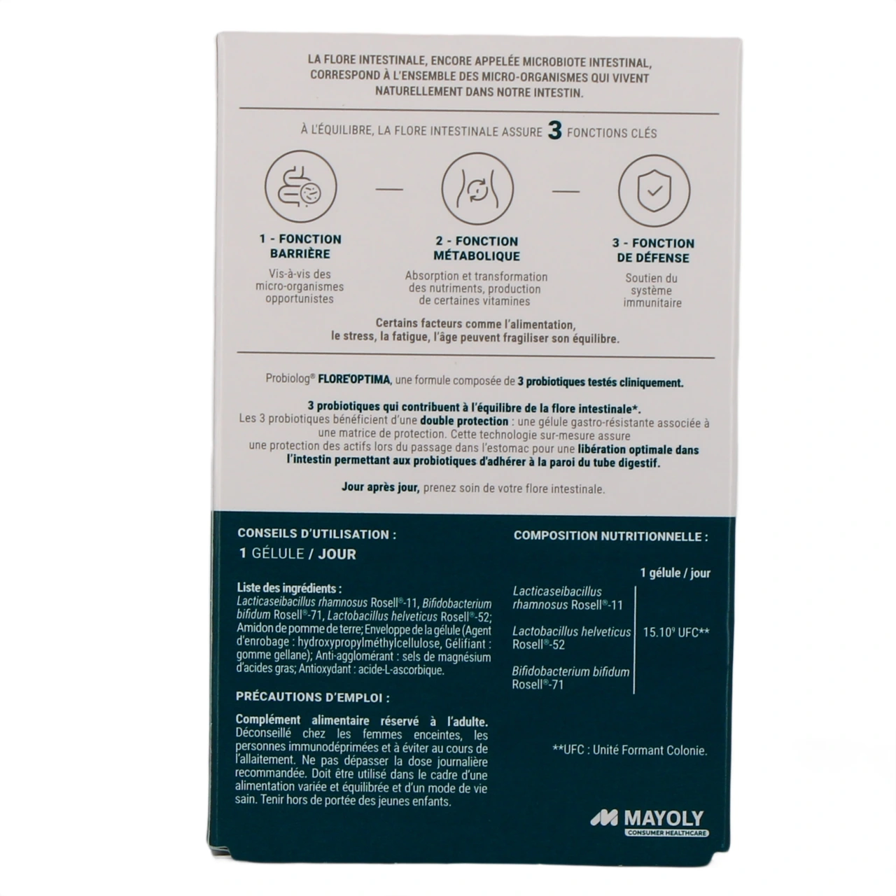 Probiolog Flore Optima - Vue 3