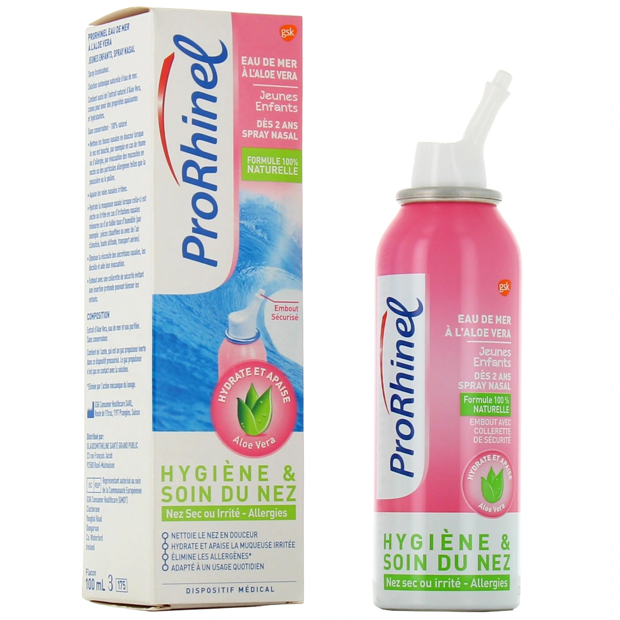 ProRhinel Spray Nasal à l'Aloe Vera Jeunes Enfants - ProRhinel