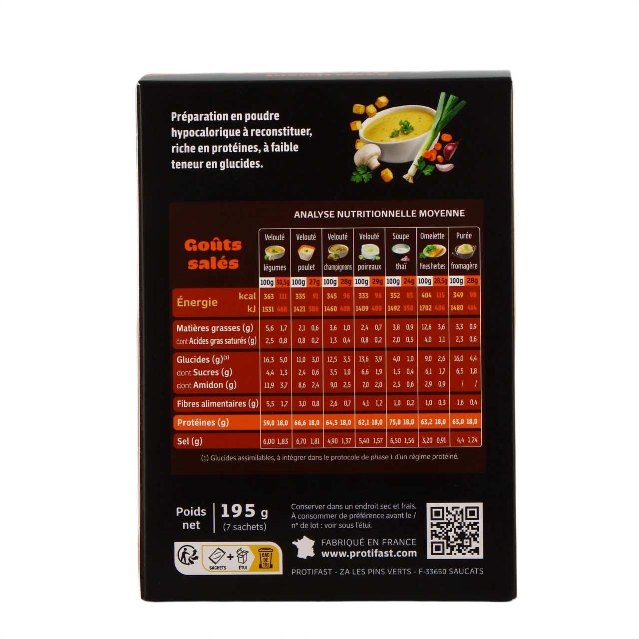 Protifast Assortiment Goûts Salés - Vue 3