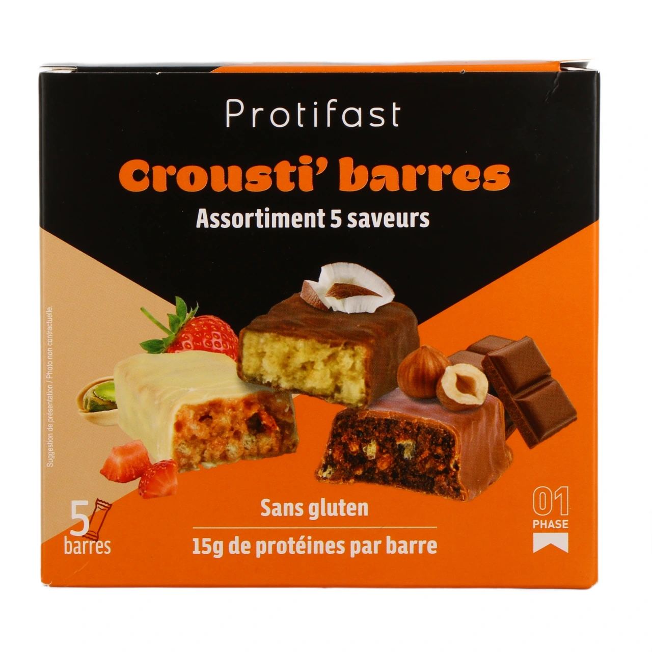Protifast Hyperprotéiné Barre Crousti - Vue 2