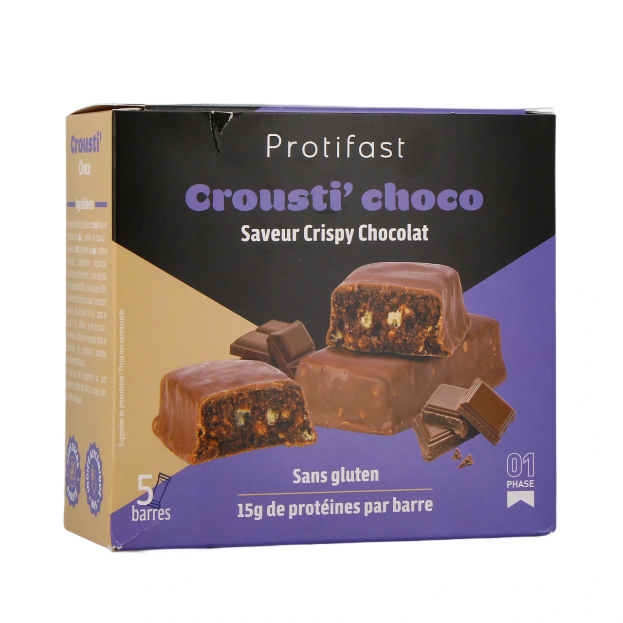 Protifast Hyperprotéiné Barre Crousti - Vue 13