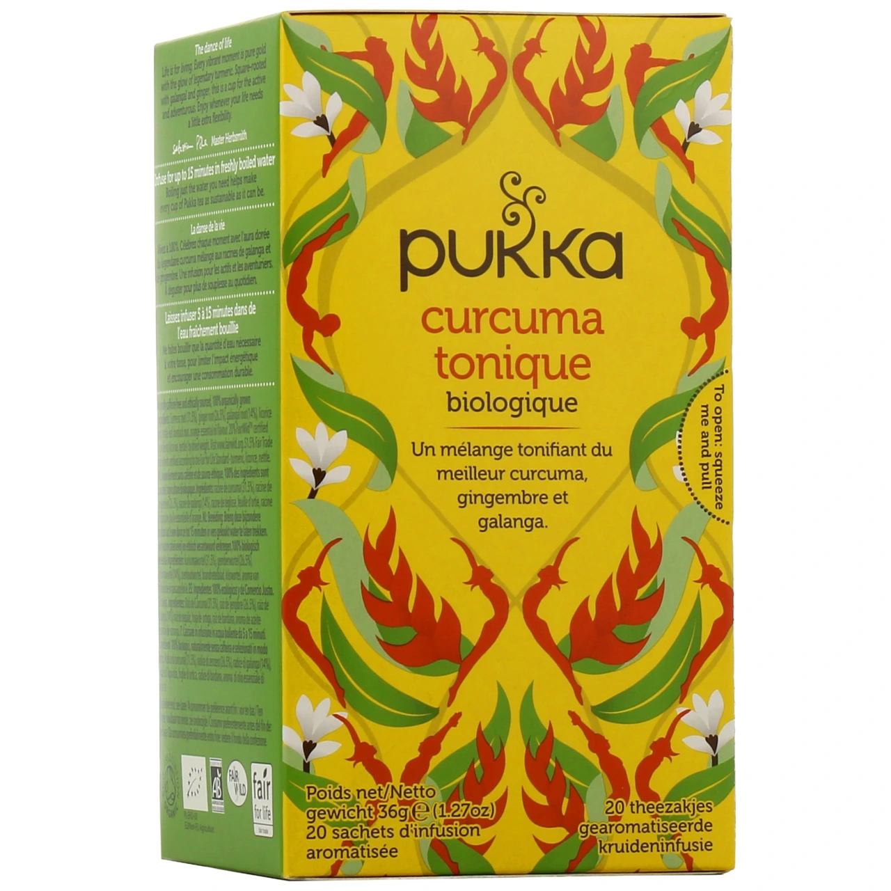 Pukka Infusion Curcuma Tonique Bio - Vue 4