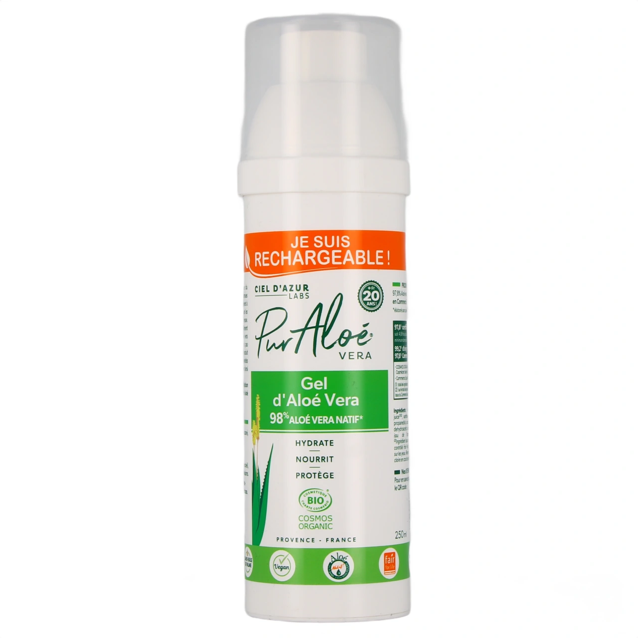 Pur Aloé Gel d'Aloe Vera Natif 98% - Vue 7