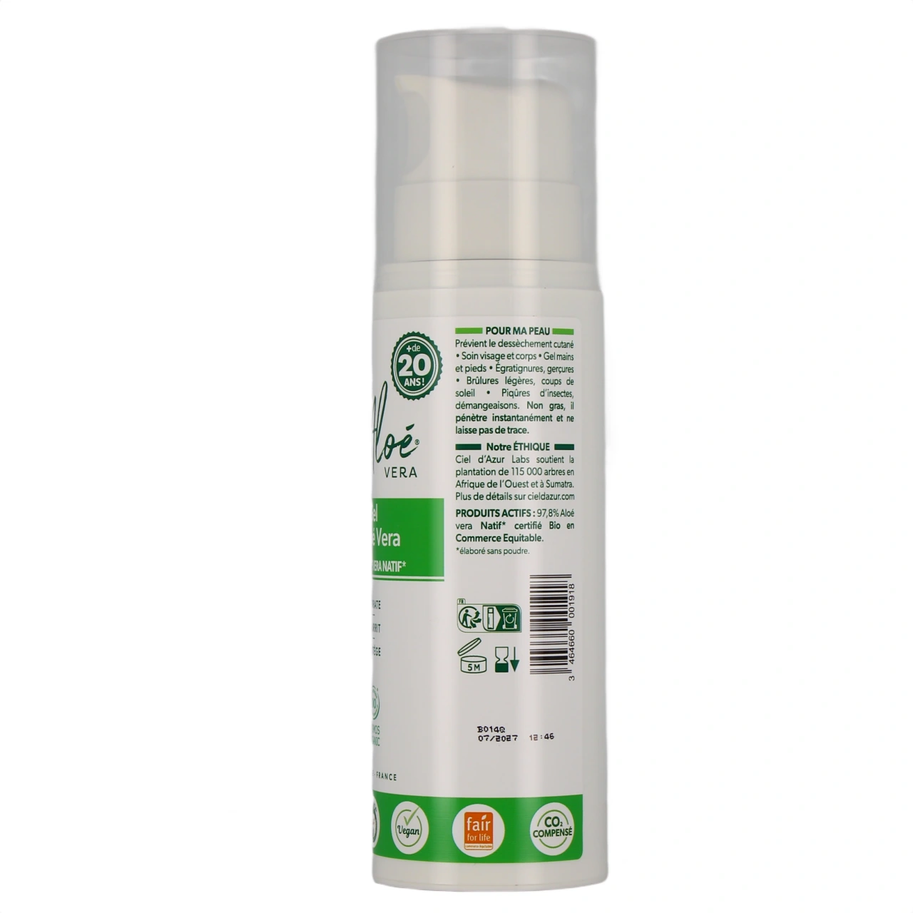Pur Aloé Gel d'Aloe Vera Natif 98% - Vue 6