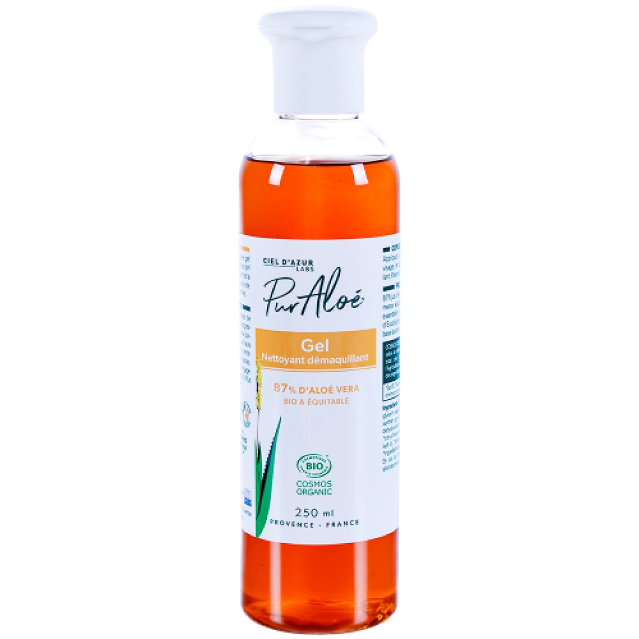 Pur Aloé Gel Nettoyant Démaquillant Bio 87 % Aloe Vera Natif - Vue 3
