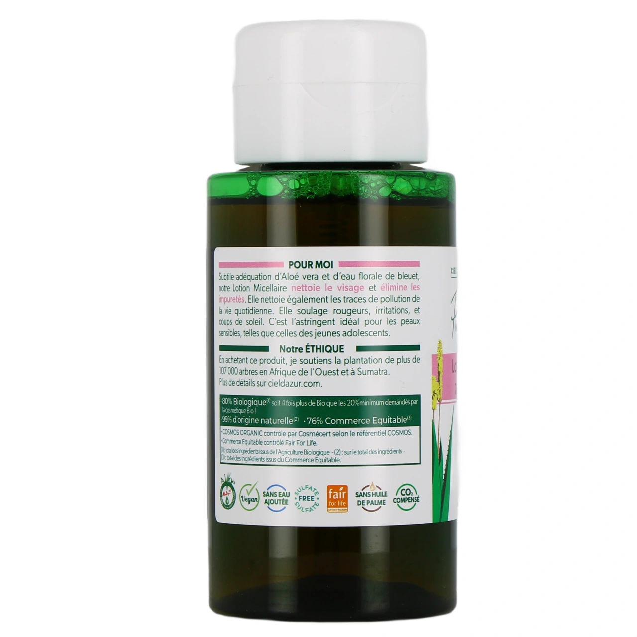 Pur Aloé Lotion Micellaire Bio 76% Aloe Vera Natif - Vue 3