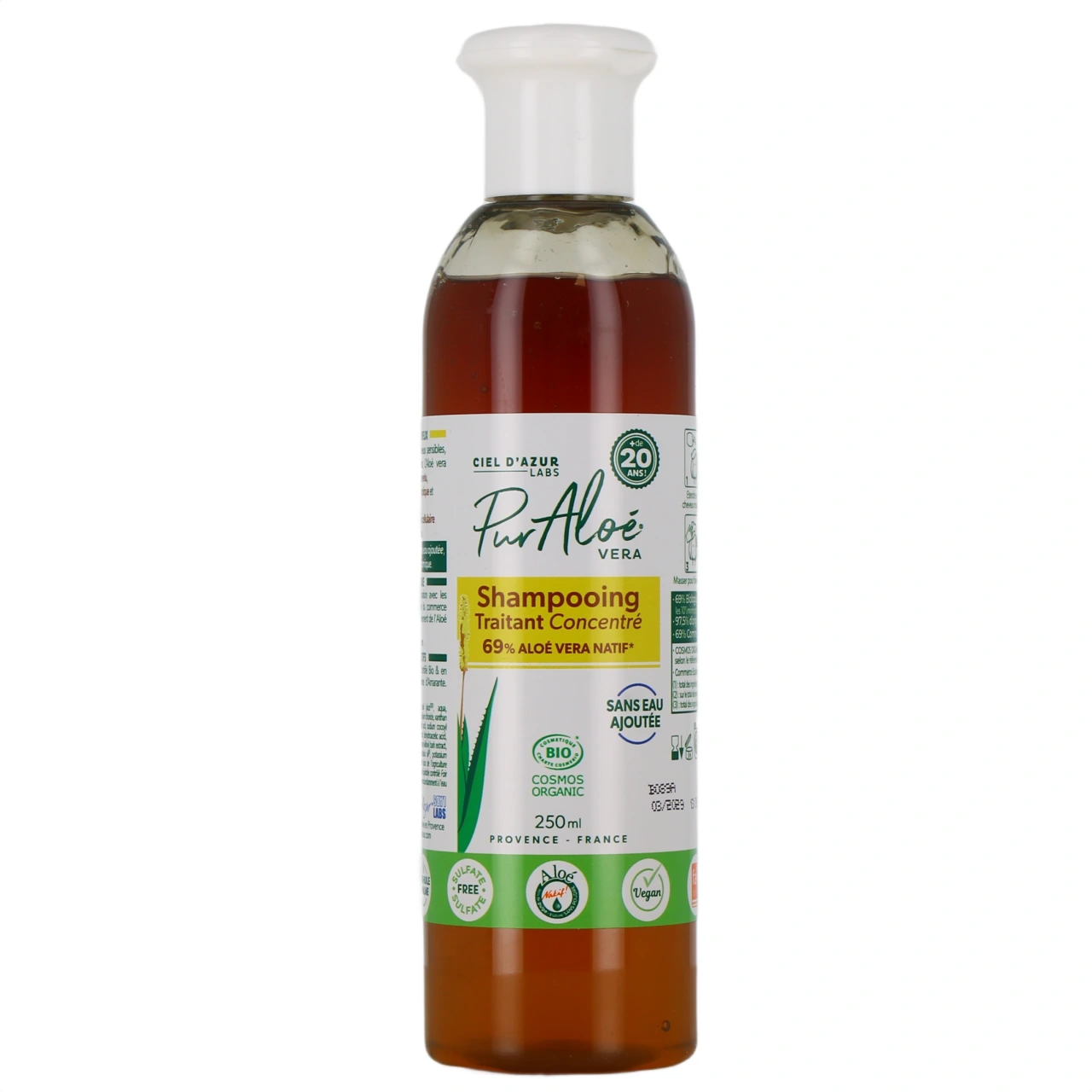 Pur Aloé Shampoing Traitant Bio 70 % Aloe Vera Natif - Vue 2