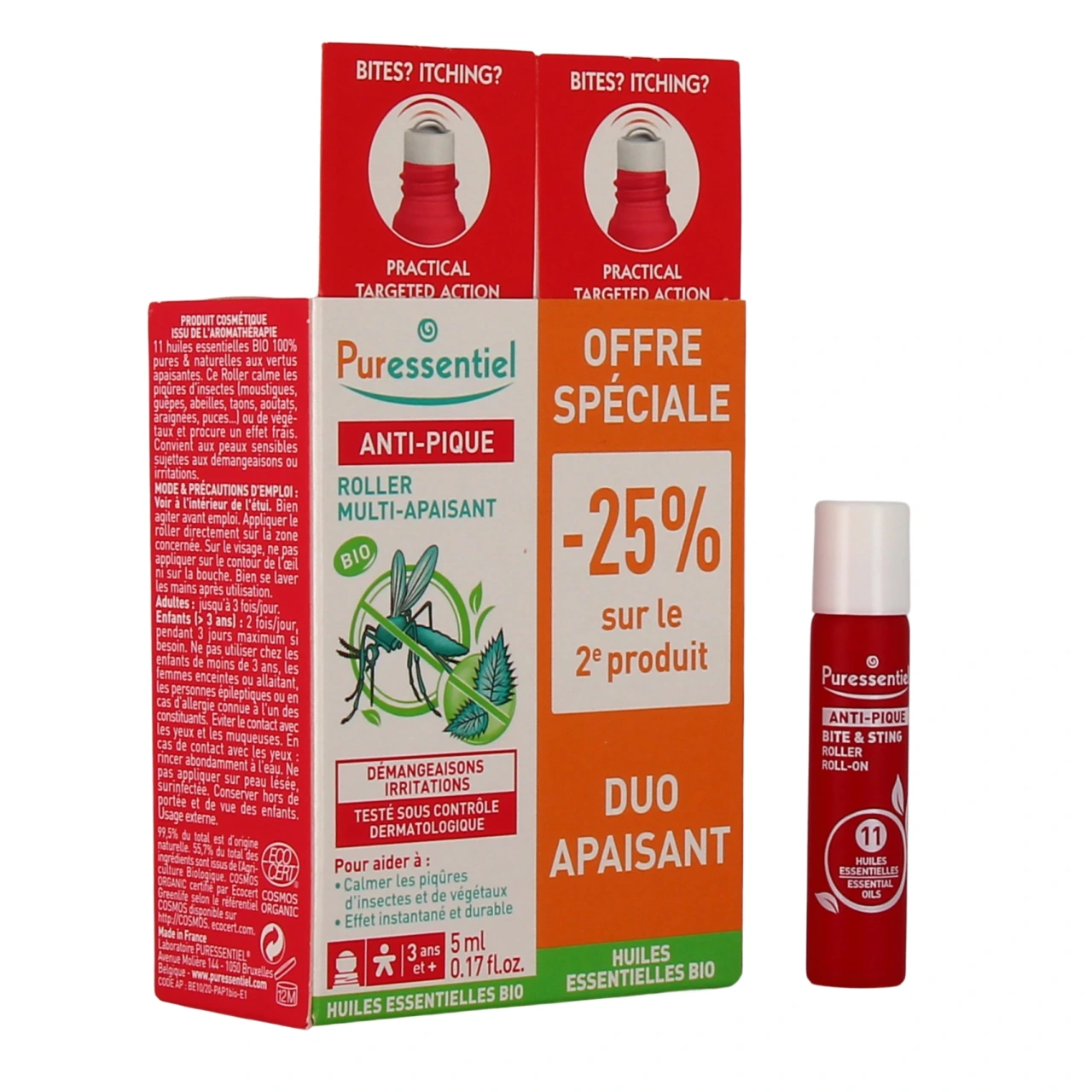 Puressentiel Anti-Pique Roller Multi-Apaisant Bio - Puressentiel