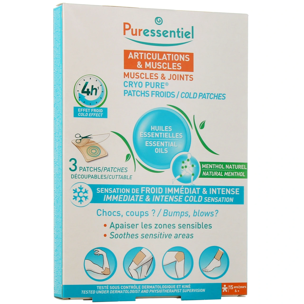 Puressentiel Articulations et Muscles Cryo Pure Patchs Froids - Puressentiel