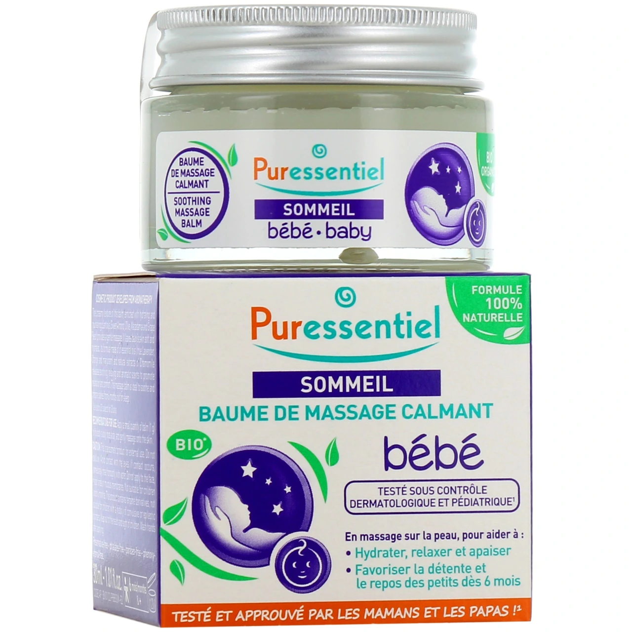 Puressentiel Bébé Détente Baume de massage calmant - Puressentiel