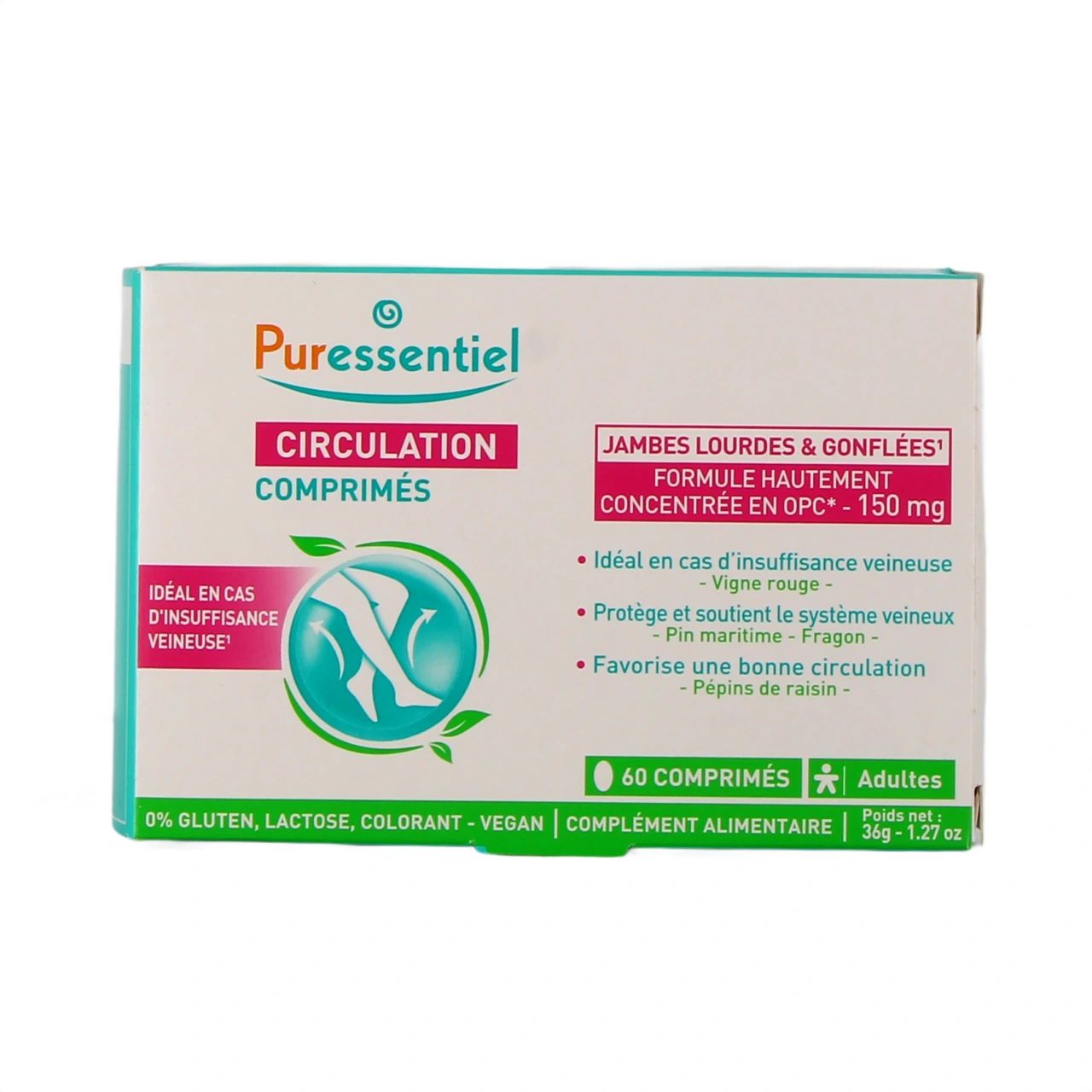 Puressentiel Circulation Comprimés - Vue 2