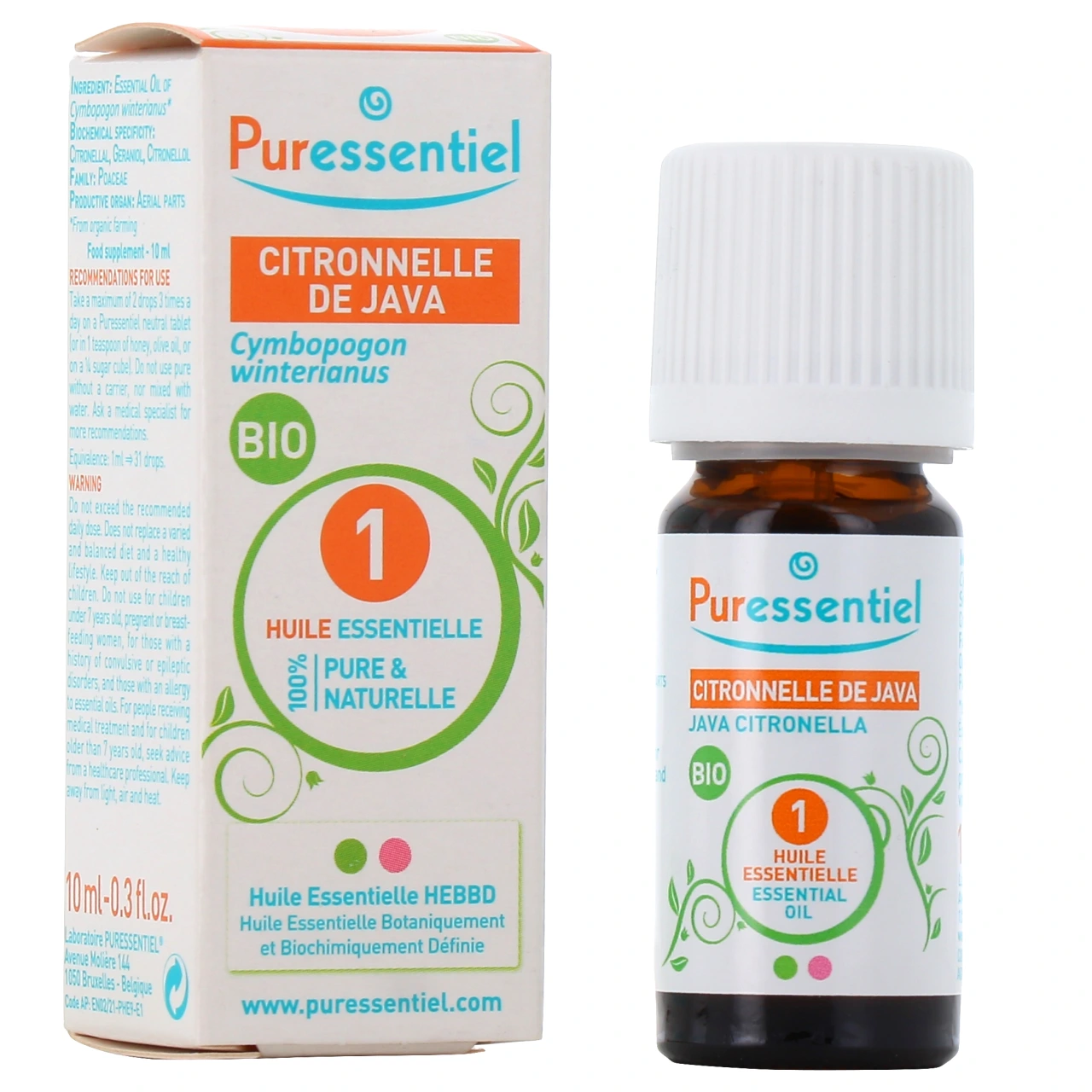 Puressentiel Citronnelle de Java BIO huile essentielle - Puressentiel