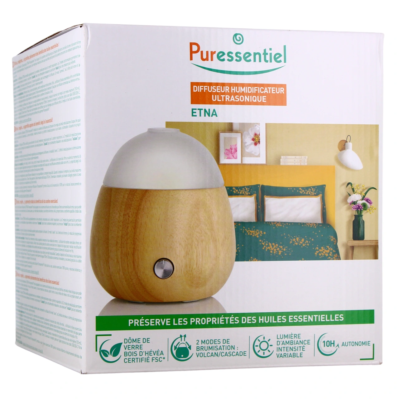 Puressentiel Diffuseur Humidificateur Ultrasonique ETNA - Puressentiel