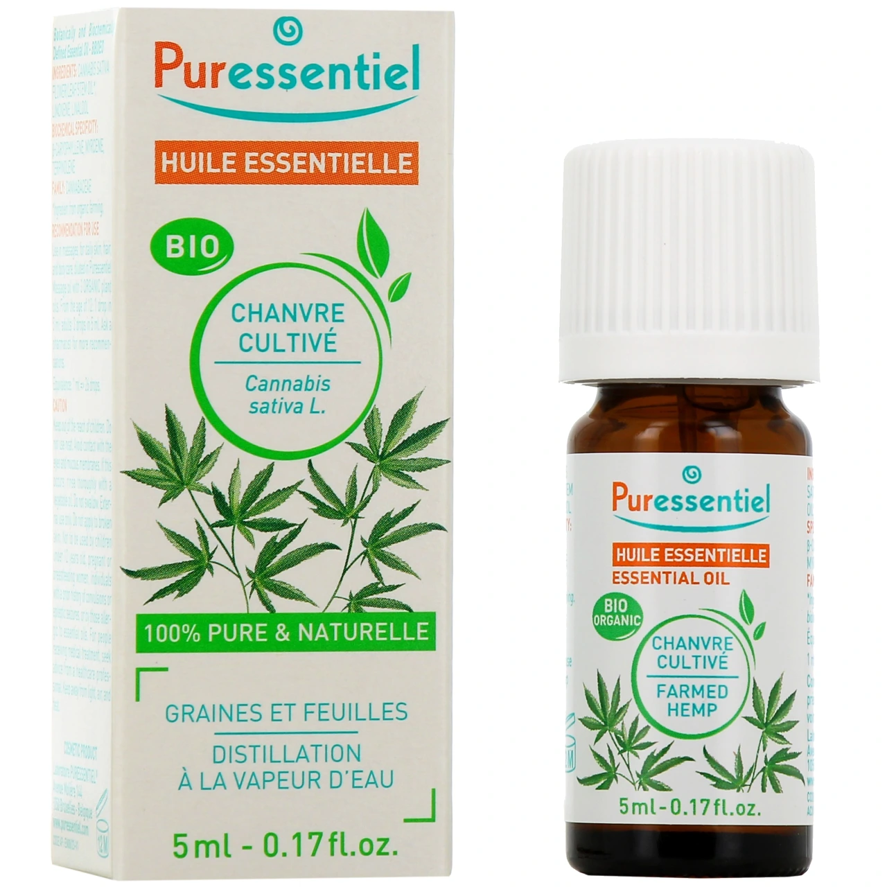 Puressentiel Huile Essentielle de Chanvre Cultivé Bio - Puressentiel