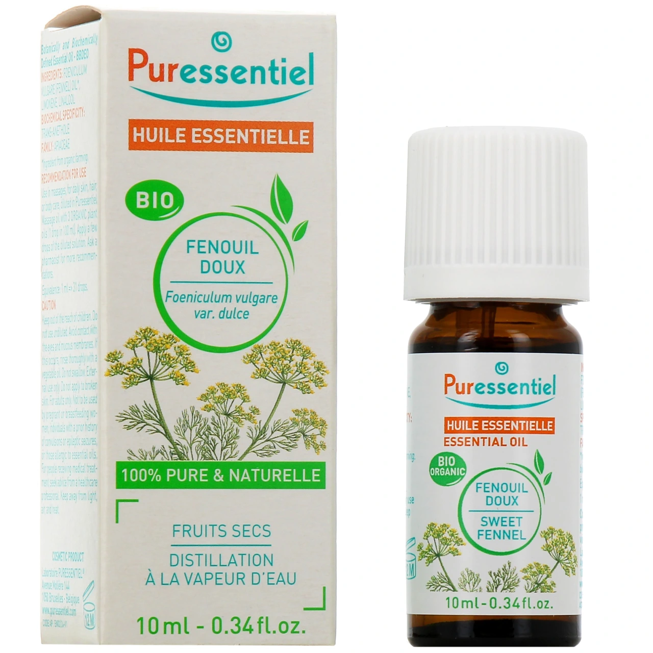 Puressentiel Huile Essentielle de Fenouil Doux Bio - Puressentiel