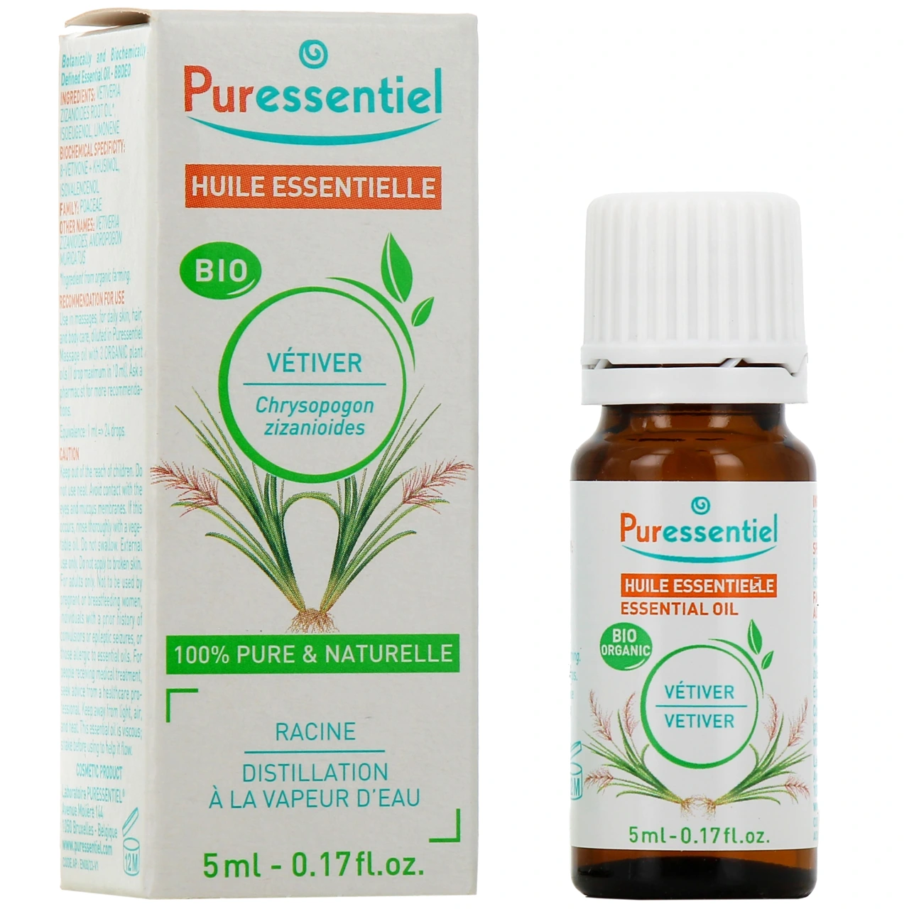 Puressentiel Huile Essentielle de Vétiver Bio - Puressentiel