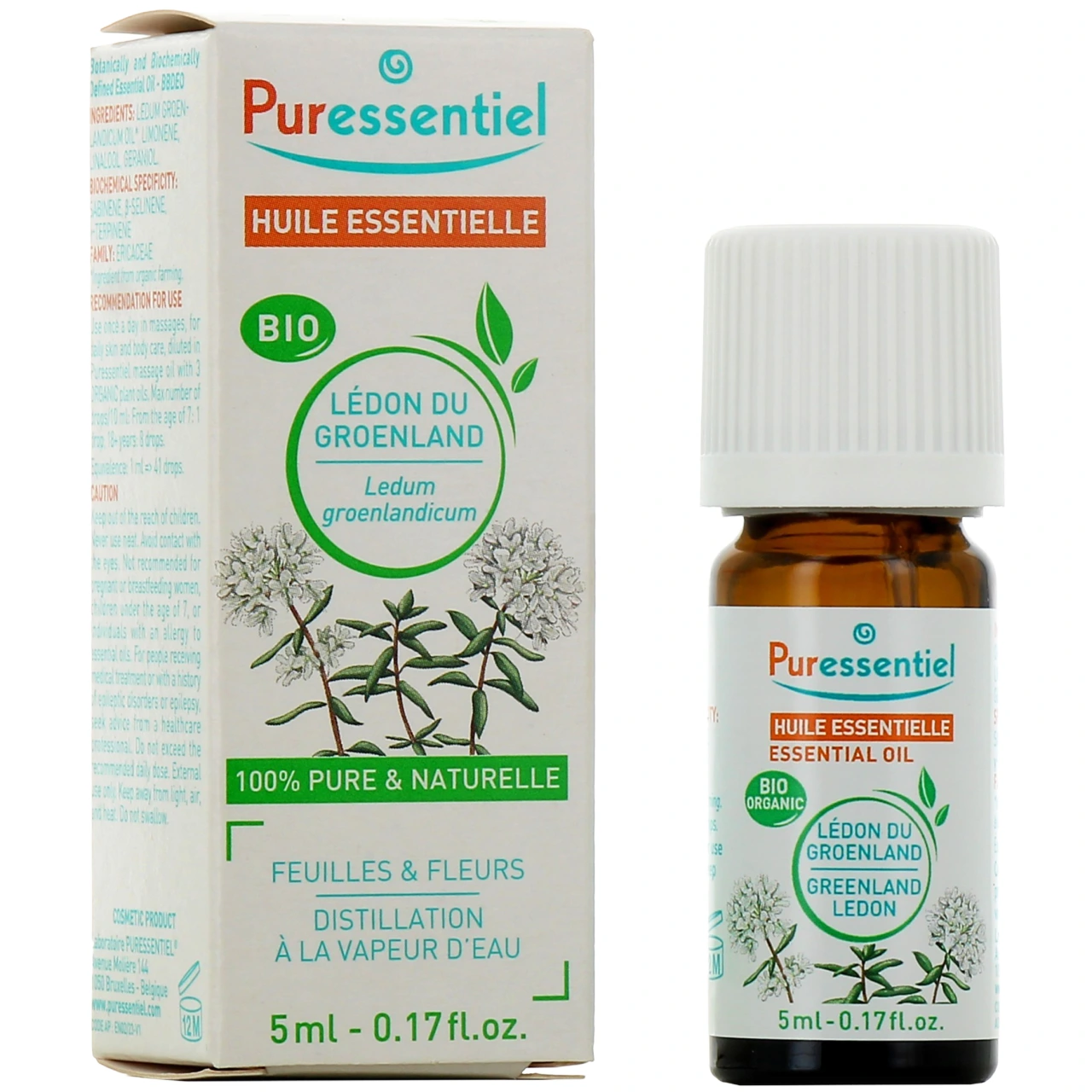 Puressentiel Huile Essentielle Lédon du Groenland Bio - Puressentiel