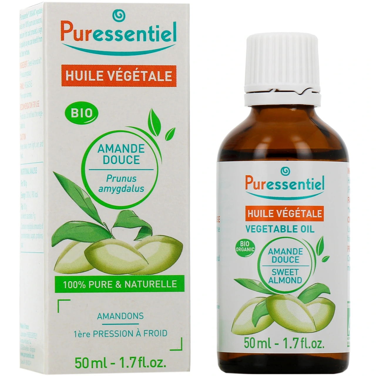 Puressentiel Huile Végétale Bio Amande douce - Puressentiel
