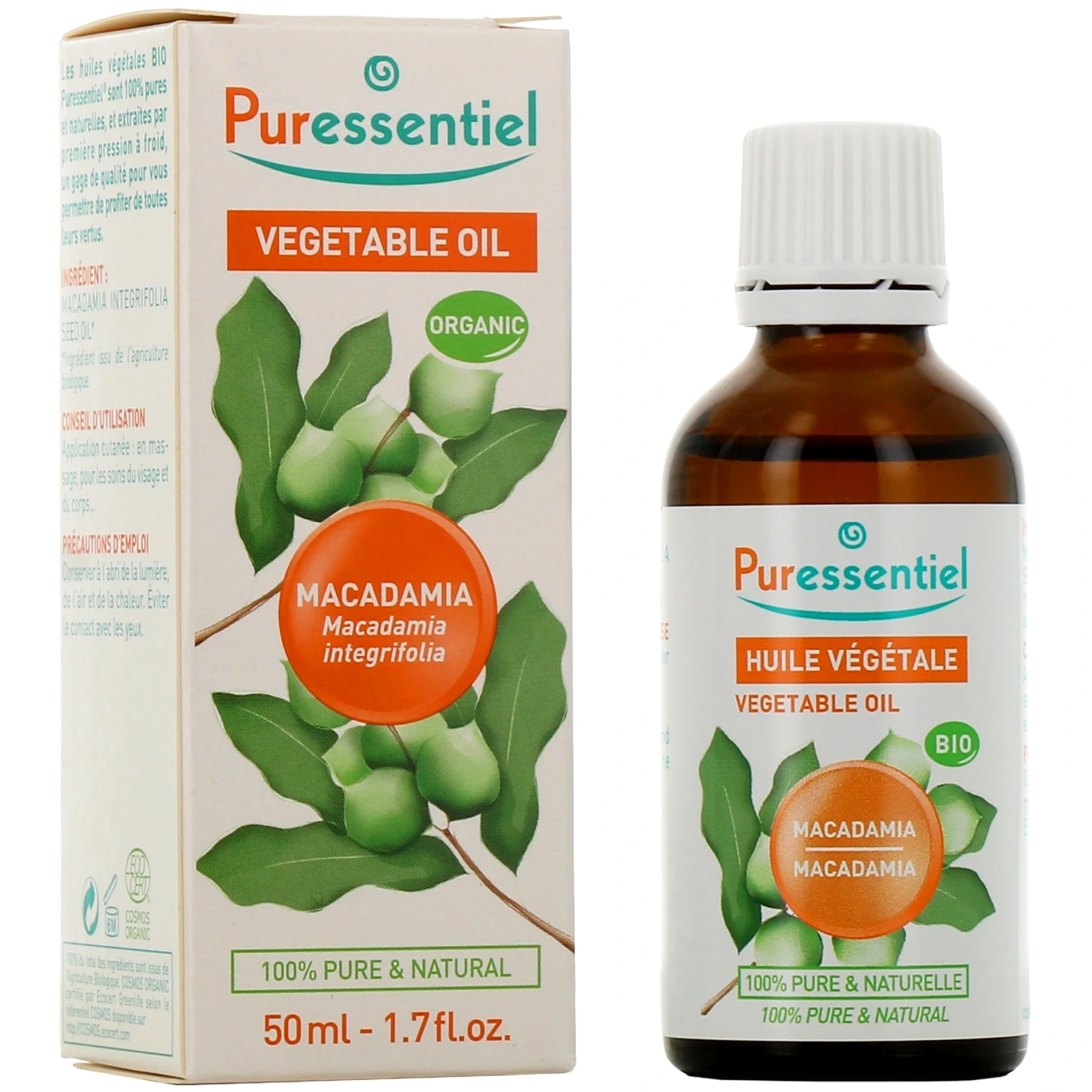 Puressentiel Huile Végétale Bio Macadamia - Puressentiel