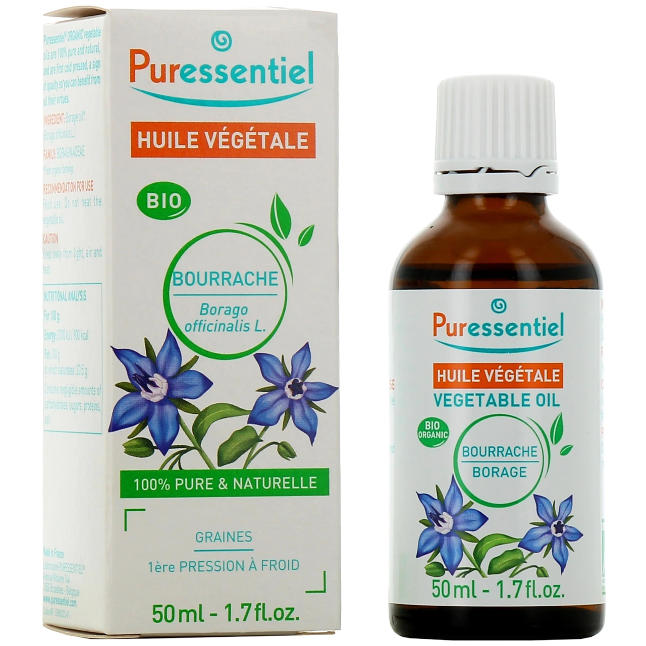 Puressentiel Huile Végétale Bourrache Bio - Puressentiel