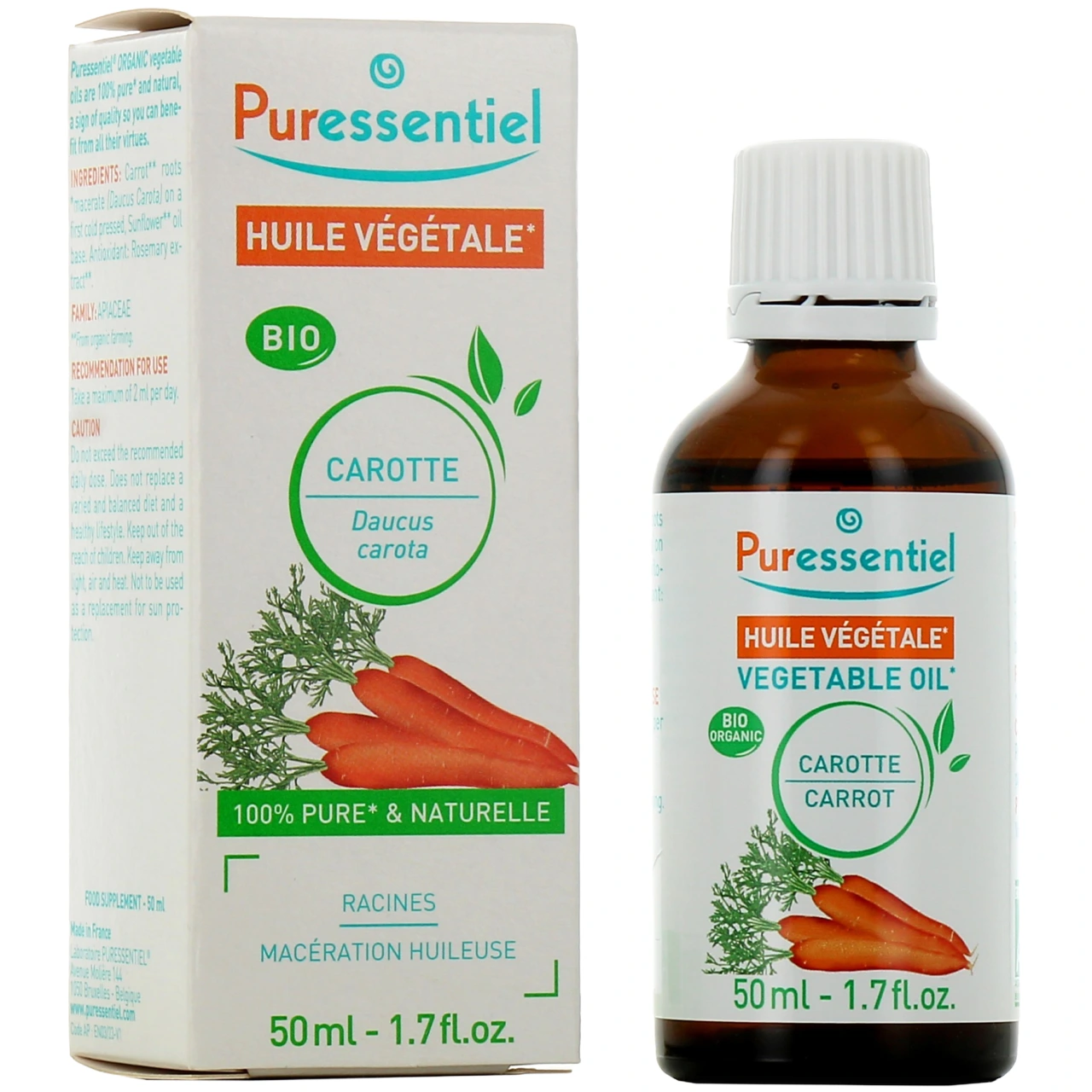 Puressentiel Huile Végétale Carotte Bio - Puressentiel