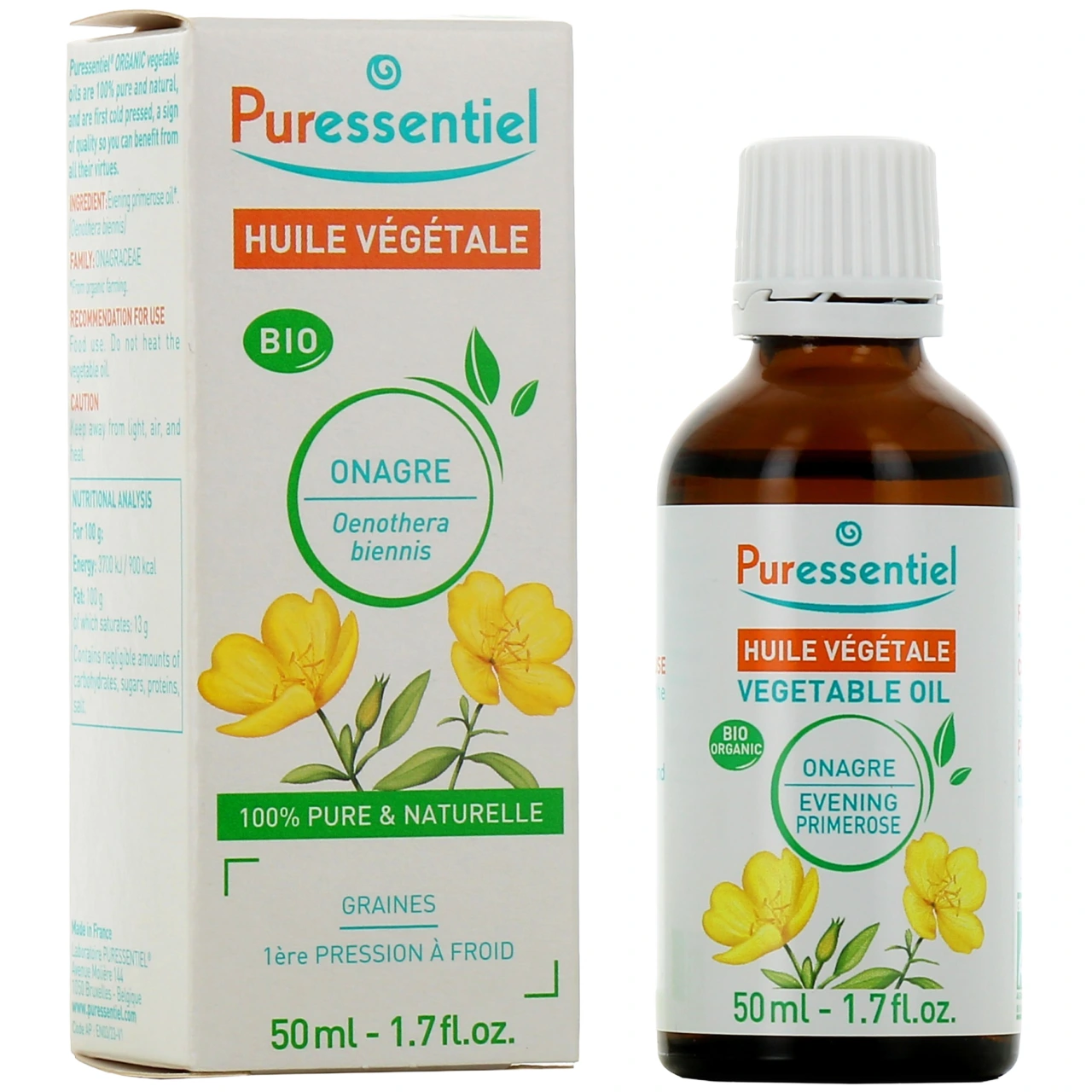 Puressentiel Huile Végétale Onagre Bio - Puressentiel