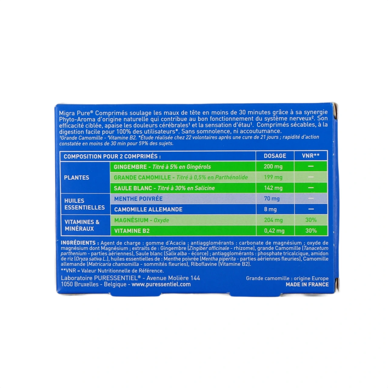Puressentiel Maux de tête Migra Pure - Vue 12