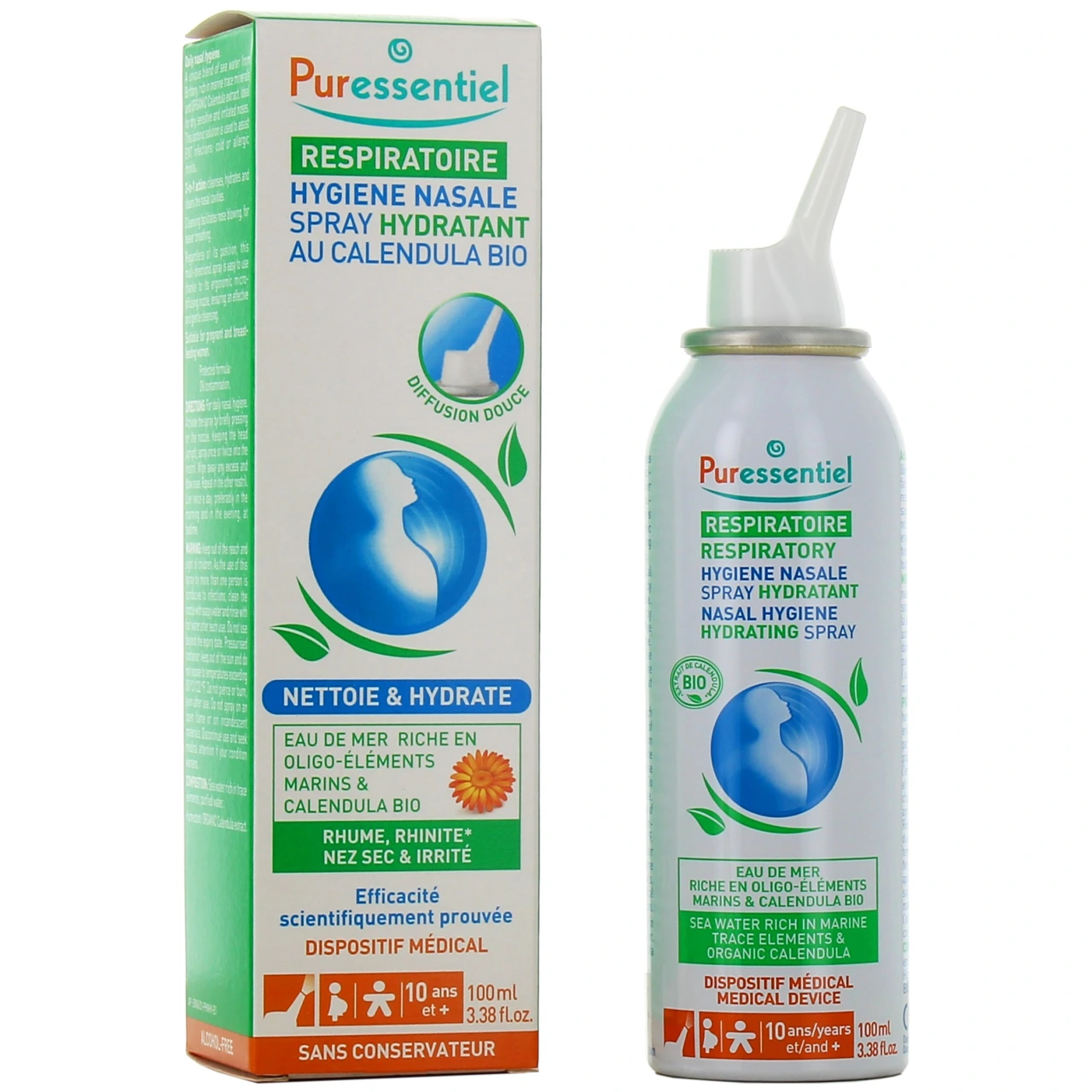 Puressentiel Respiratoire Hygiène Nasale Spray Hydratant - Puressentiel Respiratoire