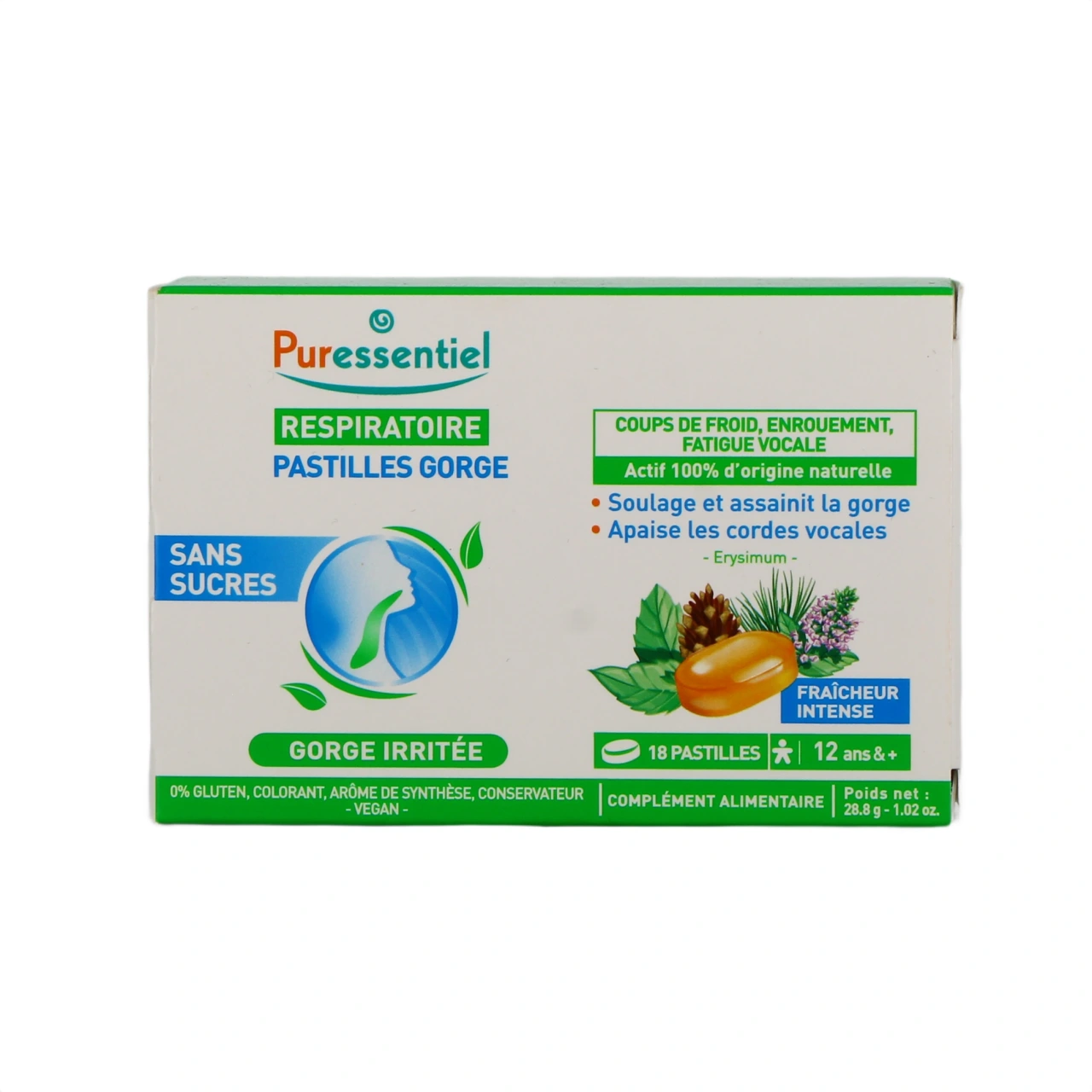 Puressentiel Respiratoire Pastilles Gorge Sans Sucres - Vue 2
