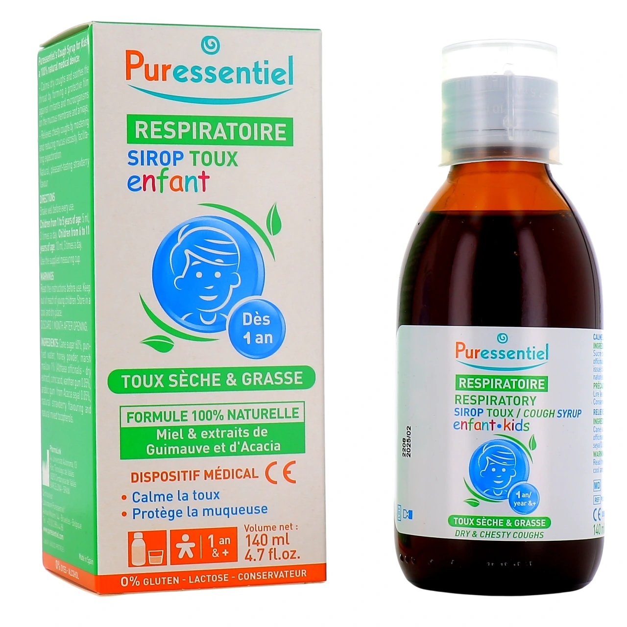Puressentiel Sirop Toux Enfant - Puressentiel Respiratoire