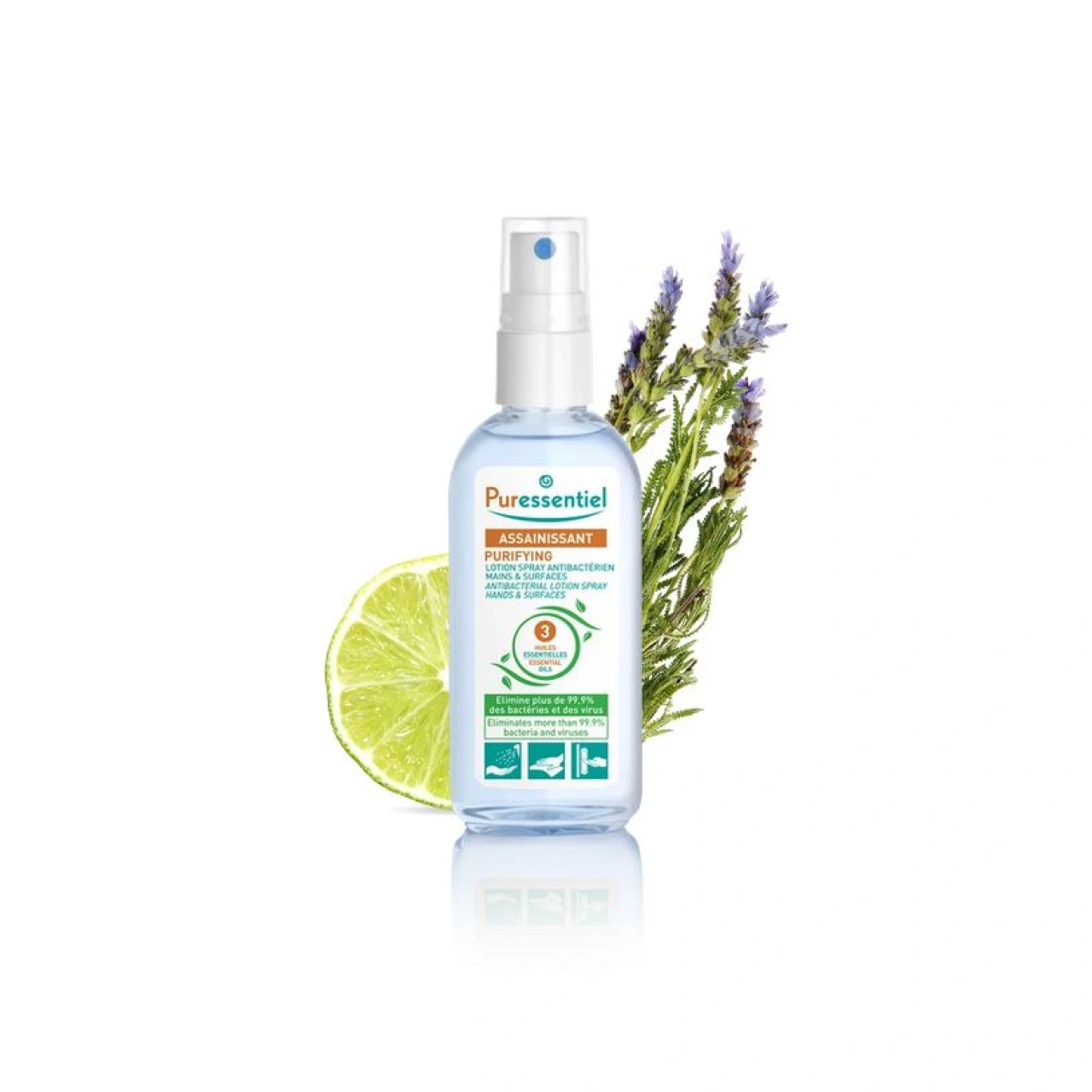Lotion Spray Antibactérien Assainissant Mains et Surfaces - Vue 13