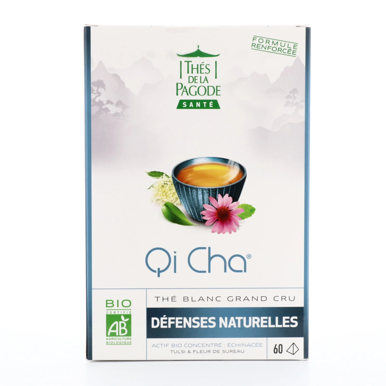 Thés de la Pagode Qi Cha Thé Blanc Grand Cru Défenses Naturelles - Vue 3
