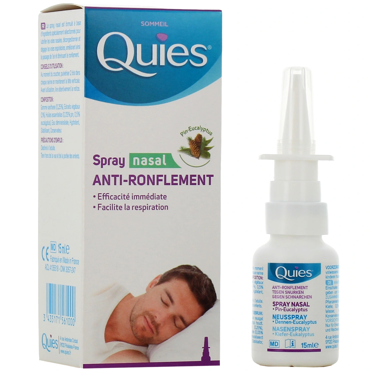 Quies Anti-Ronflement Spray Nasal - Quies