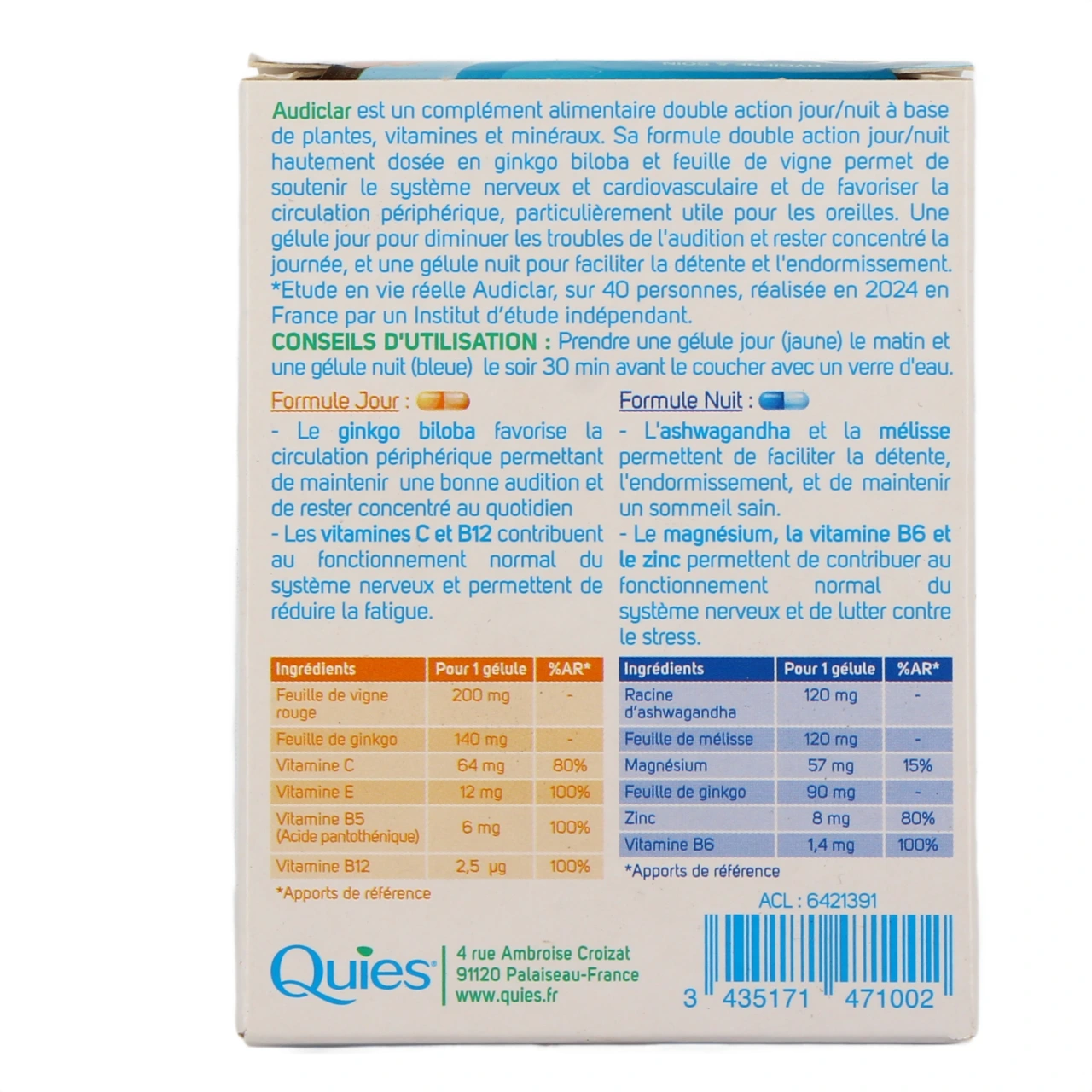 Quies Audiclar - Vue 3