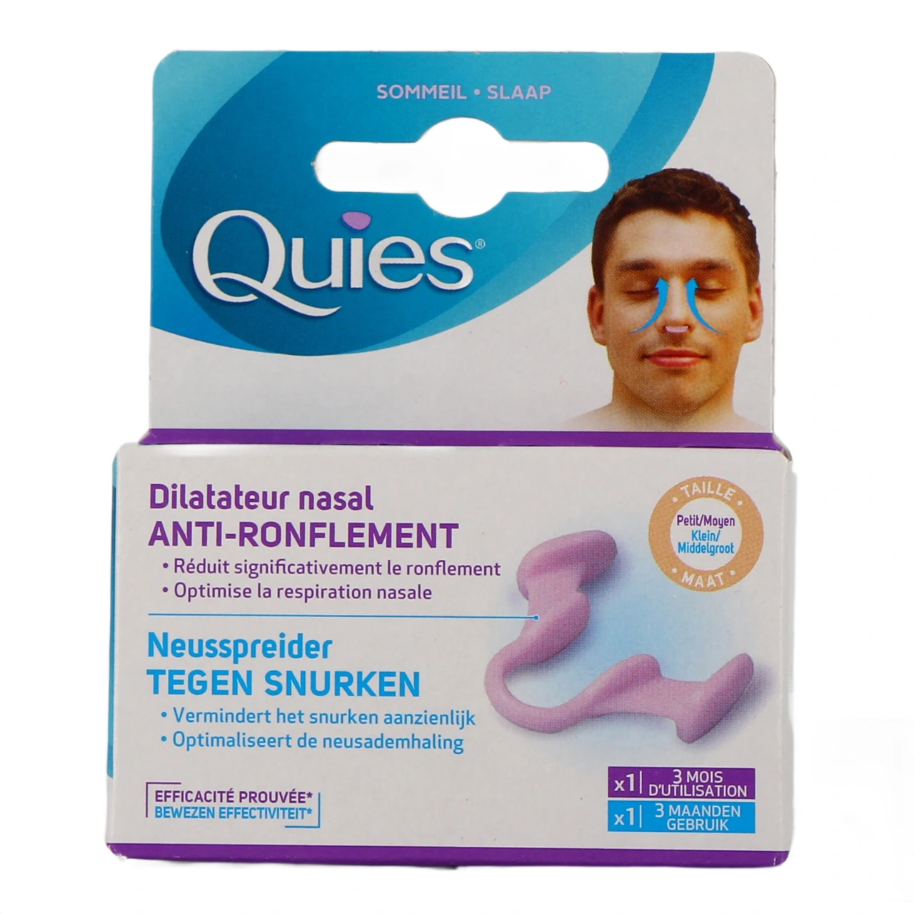 Quies Dilatateur Nasal Anti-Ronflement - Vue 3