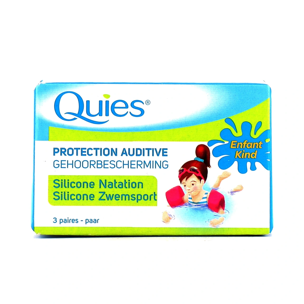 Quies Protection Auditive Silicone Natation 3 paires - Vue 7