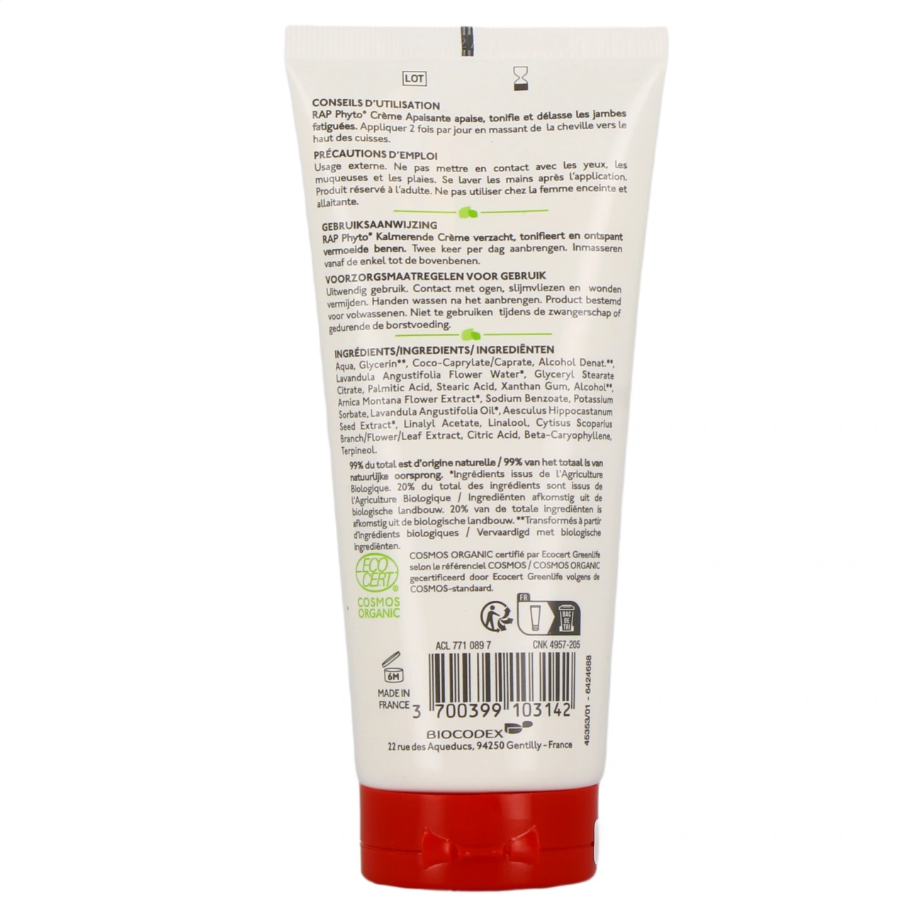 Rap Phyto Crème Apaisante Jambes Légères - Vue 3
