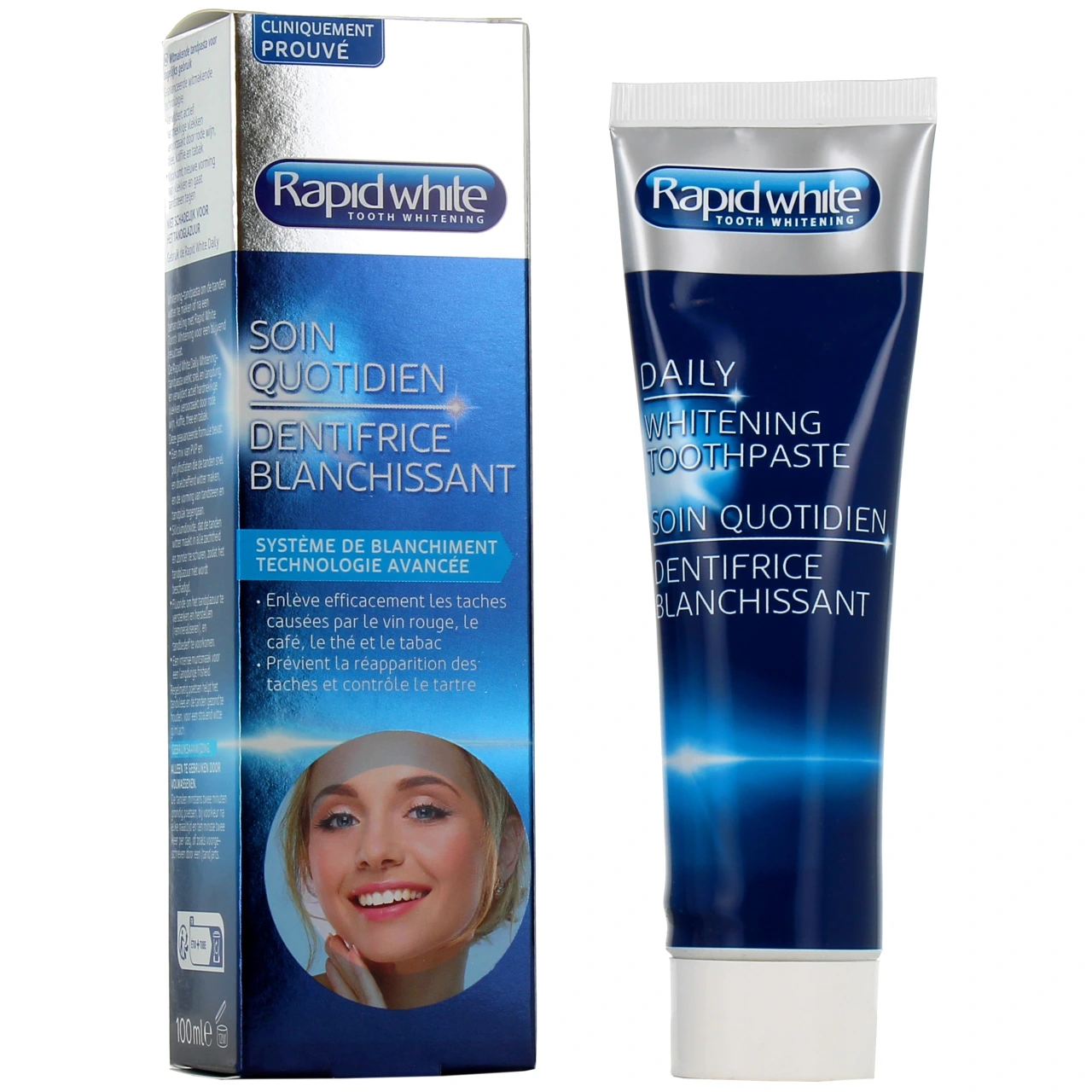 Rapid White Dentifrice Blanchissant - Bioes