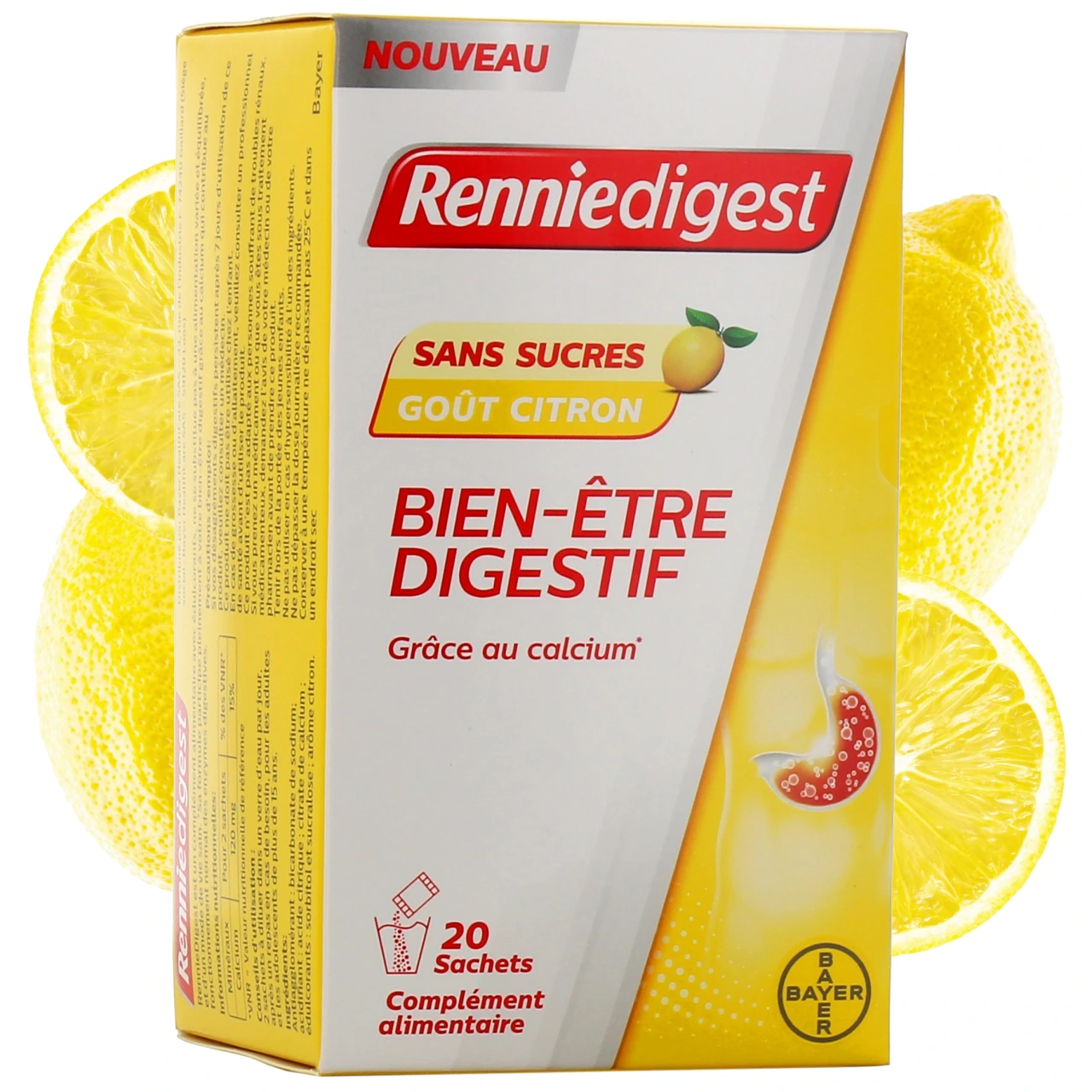 Renniedigest Bien-être Digestif Sans Sucre - Rennie