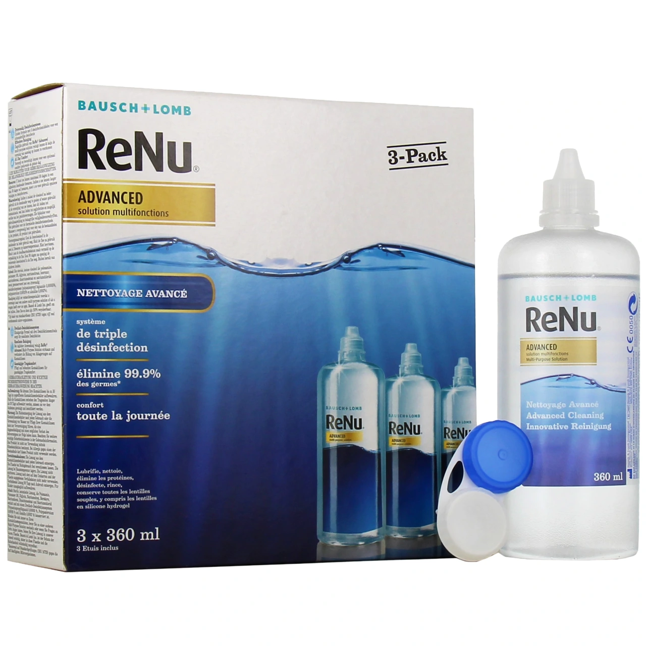 Renu Advanced Solution Multifonctions pour Lentilles de Contact - Vue 4