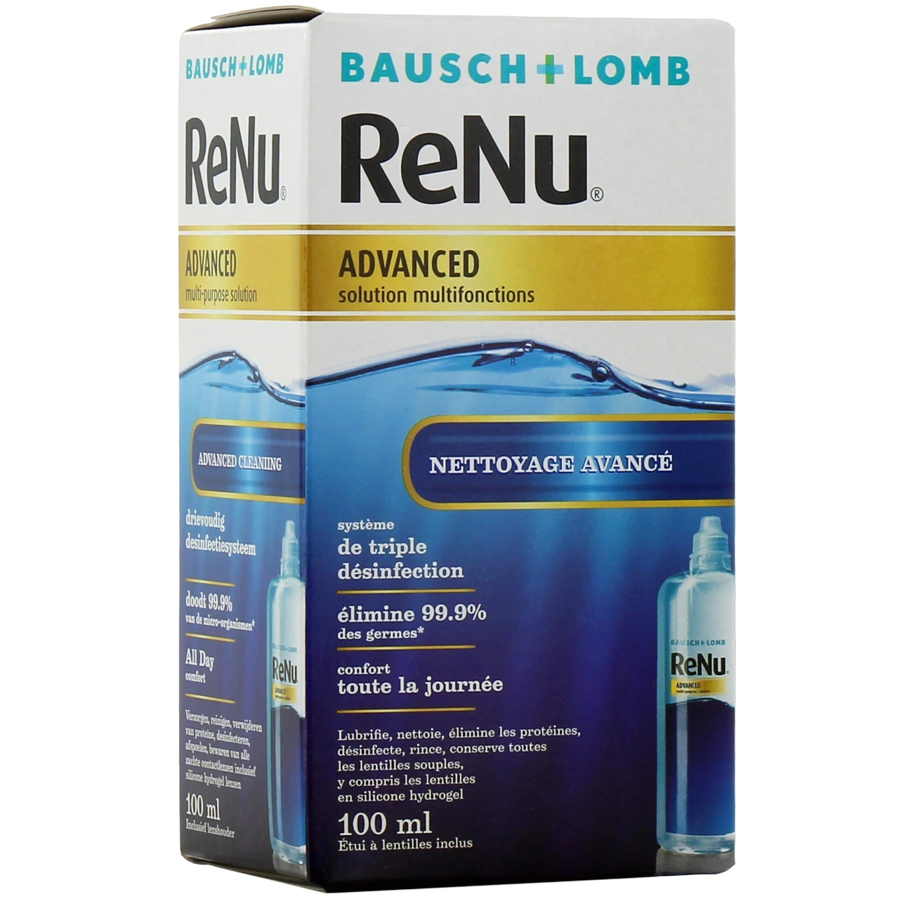 Renu Advanced Solution Multifonctions pour Lentilles de Contact - Bausch and Lomb