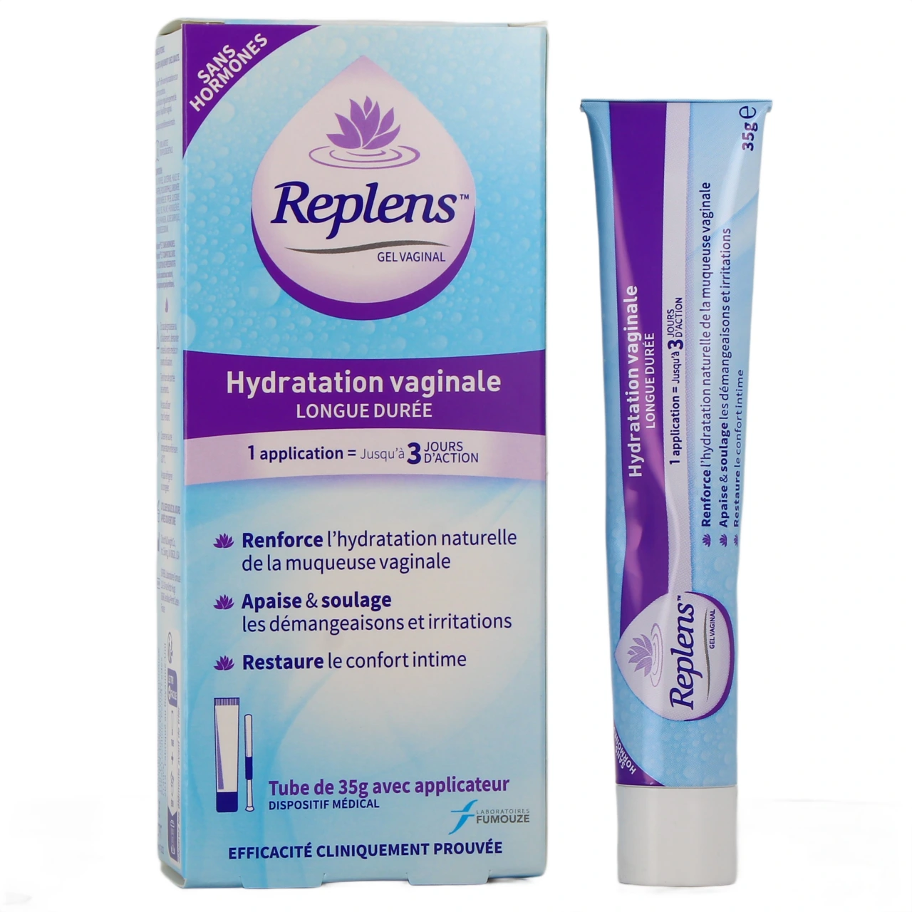 Replens Gel Hydratation Vaginale avec Applicateur - Laboratoires Fumouze