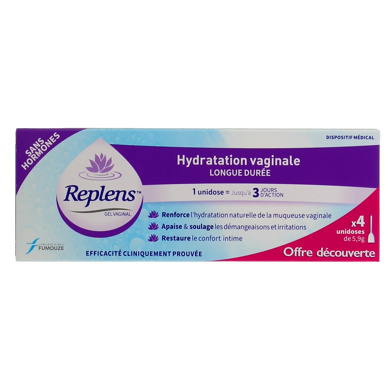 Replens Gel Vaginal Hydratation Longue Durée - Vue 3