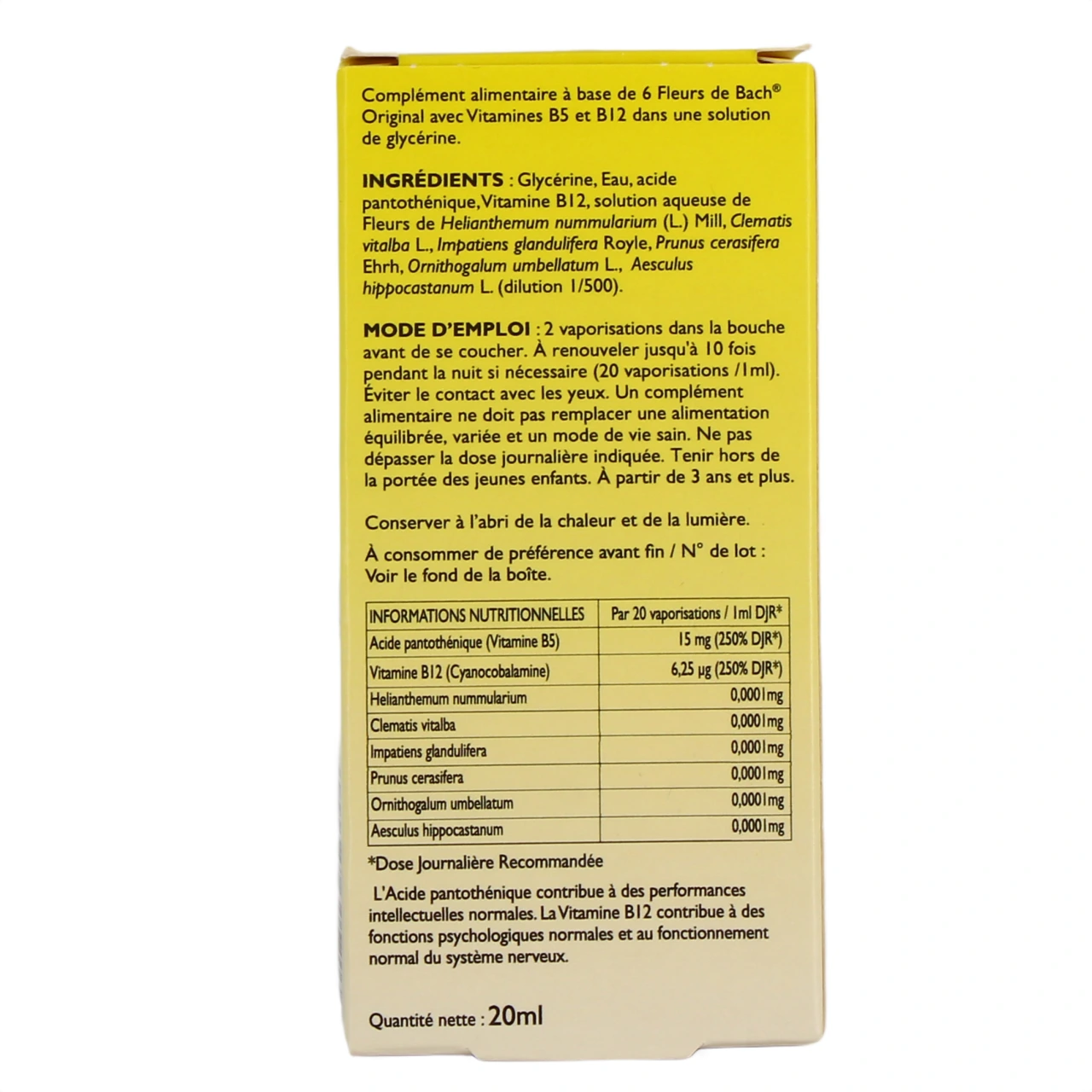 RESCUE® Nuit Fleurs de Bach - Vue 3