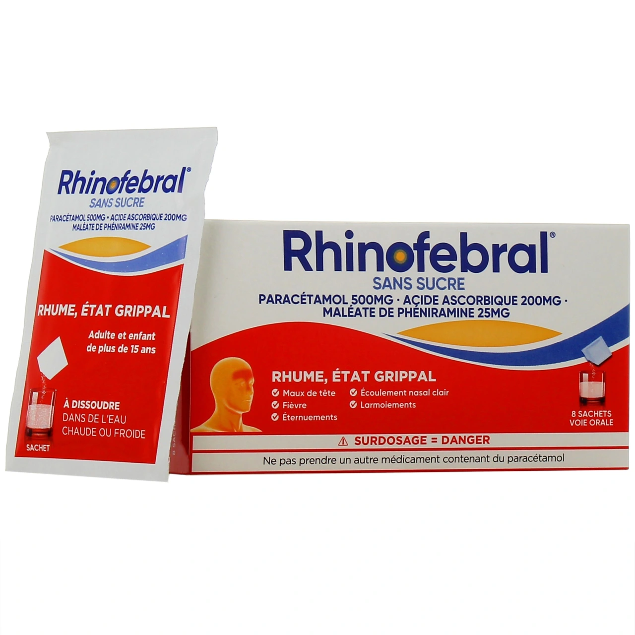Rhinofebral Sans Sucre Rhume Etat Grippal - Johnson et Johnson