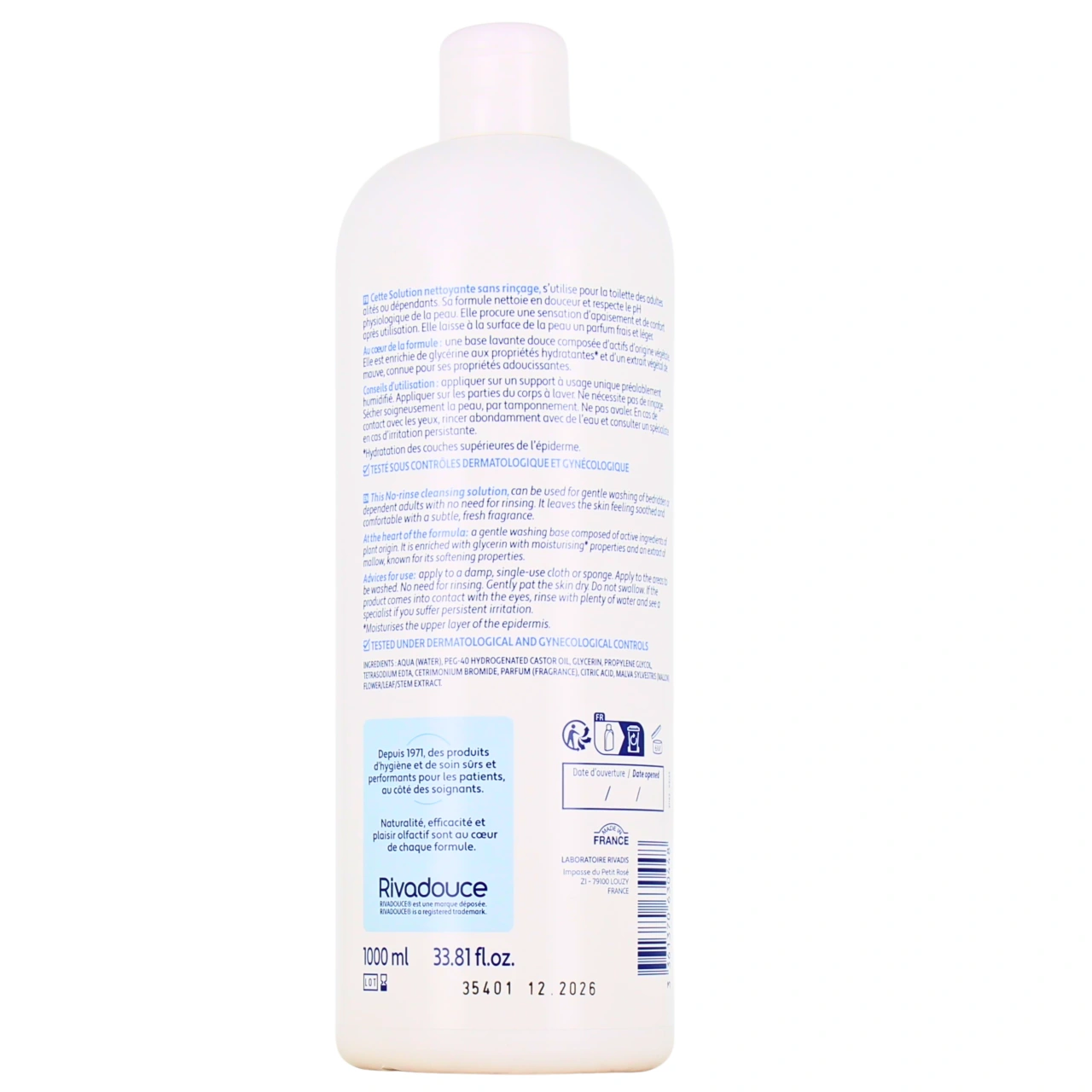 Rivadouce Solution Nettoyante Sans Rinçage Corps et Visage - Vue 7