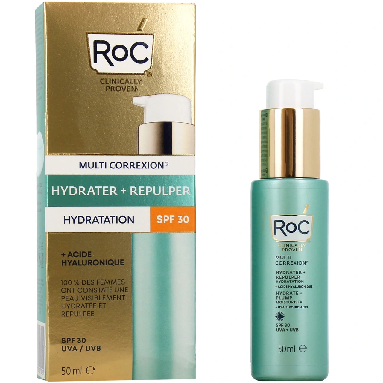 ROC Hydratant Quotidien SPF30 Hydrater Repulper - RoC
