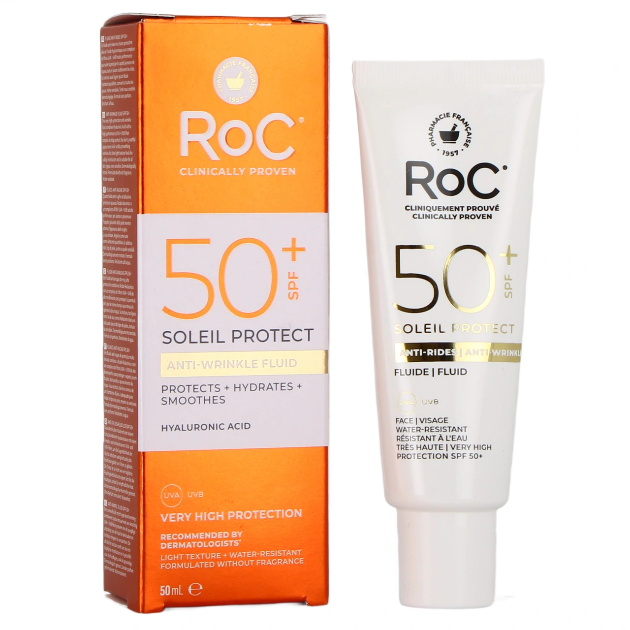 ROC Soleil Protect Fluide Anti-Rides SPF50 - RoC
