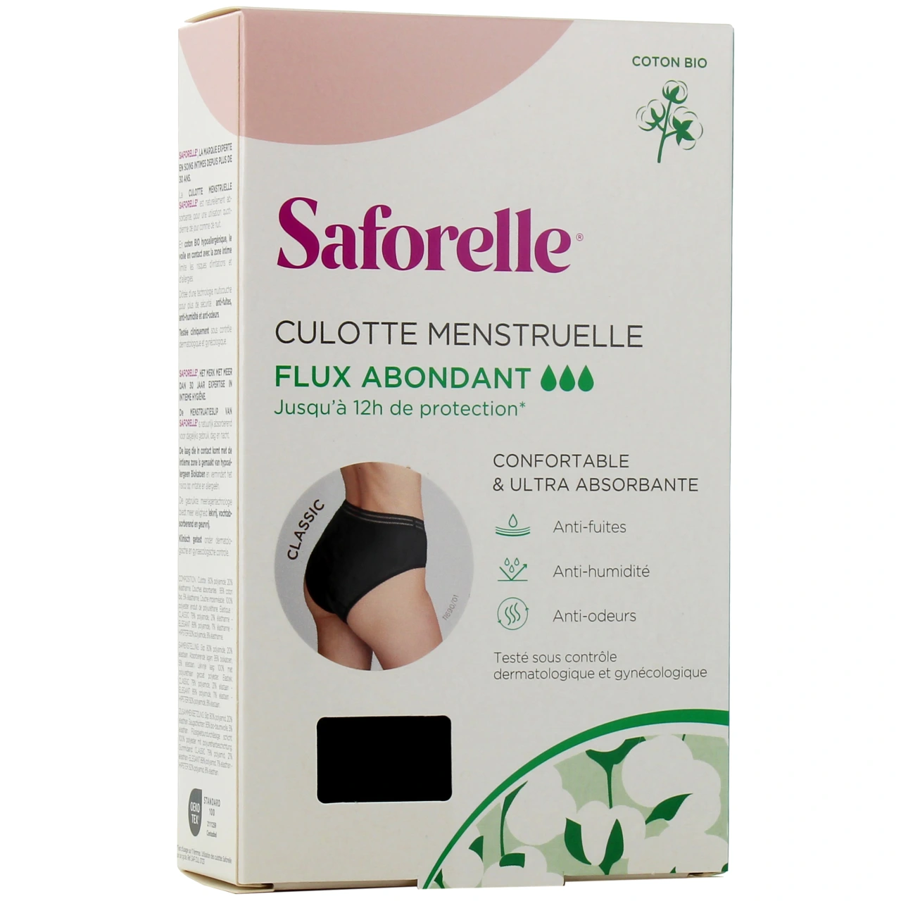 Saforelle Culotte de règles ultra-absorbante - Vue 4